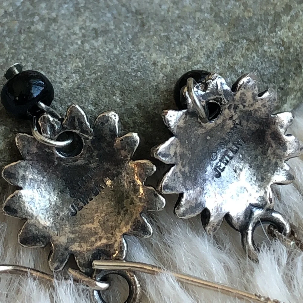 Sunflower Sterling Silver Berry Jewelry Co. Dangle Earrings (E34) - Picture 9 of 15